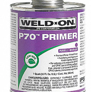 P70 primer UPVC adhesive กาวรองพื้น WELD ON solvent cement